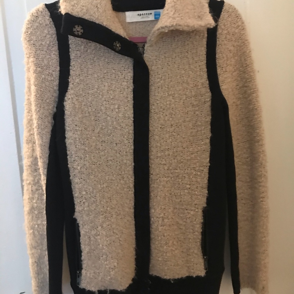 Anthropologie Sparrow Petite wool/mohair jacket XS